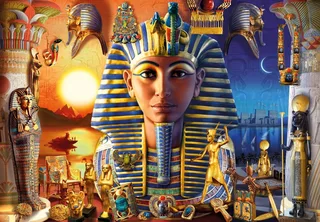 legpuzzel Egyptian Treasures - 1000 stukjes puzzel. van Bluebird Puzzle, editie Meerkleurig – doos 1 van 2