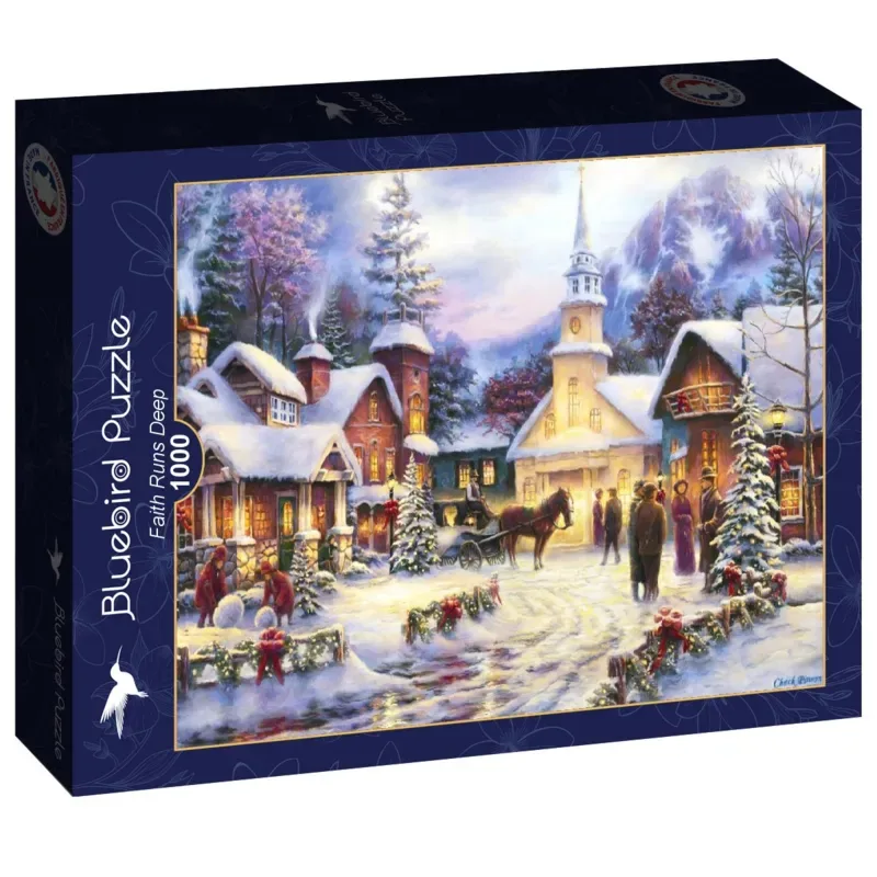 legpuzzel Faith Runs Deep - 1000 stukjes kleurrijk. van Bluebird Puzzle, editie Meerkleurig – doos 2 van 2