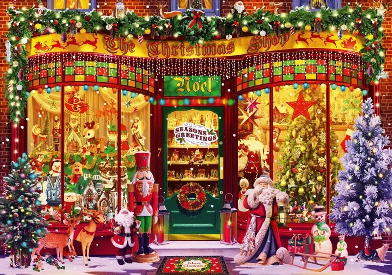 legpuzzel Festive Shop - 2000 stukjes kleurrijk speelgoed. fra Bluebird Puzzle, Flerfarvet-udgave – æske