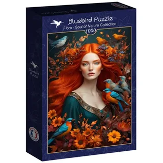 legpuzzel Flora - Soul of Nature Collection - 1000 stukjes. från Bluebird Puzzle, utgåva Flerfärgad – kartong 2 av 2