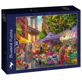 legpuzzel Flower Market Brooklyn - 500 stukjes. von Bluebird Puzzle, Ausgabe Mehrfarbig – Schachtel 2 von 2