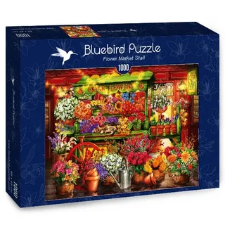 legpuzzel Flower Market Stall - 1000 stukjes puzzel. fra Bluebird Puzzle, Flerfarvet-udgave – æske 2 af 2