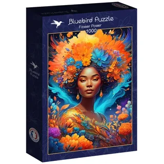 legpuzzel Flower Power - 1000 stukjes kleurrijk. van Bluebird Puzzle, editie Meerkleurig – doos 2 van 2
