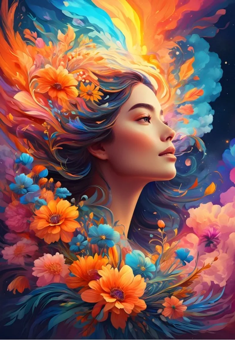 legpuzzel Flower Spirit - 1000 stukjes kleurrijk. van Bluebird Puzzle, editie Meerkleurig – doos 1 van 2