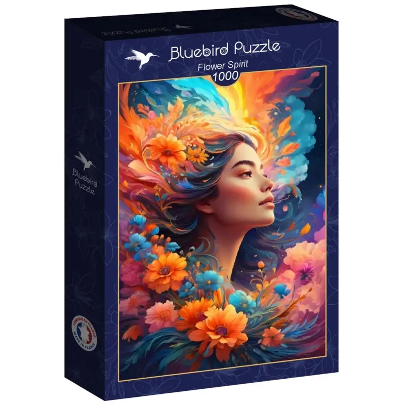 legpuzzel Flower Spirit - 1000 stukjes kleurrijk. van Bluebird Puzzle, editie Meerkleurig – doos 2 van 2