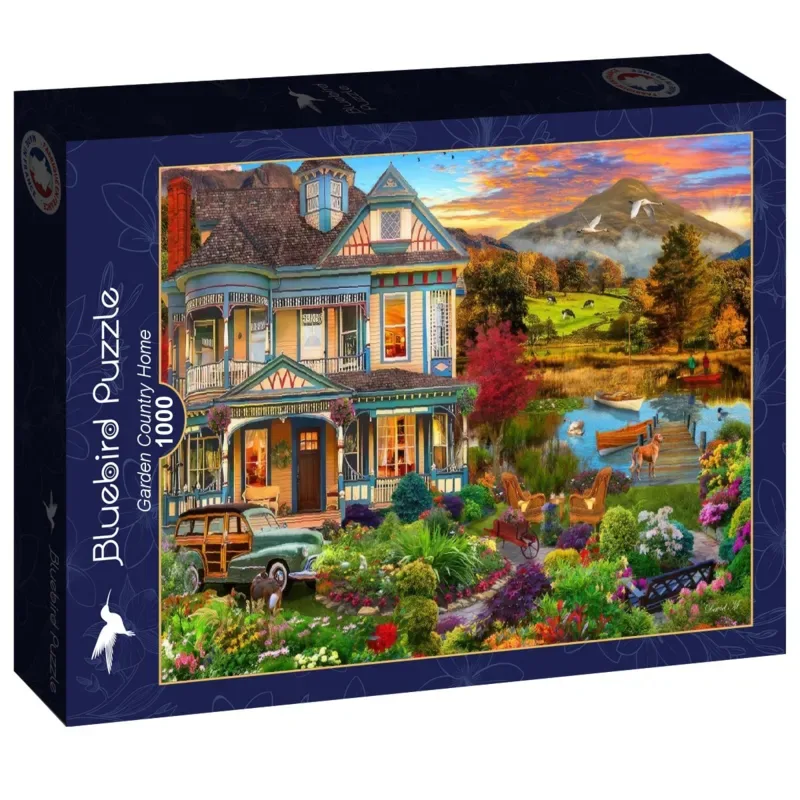 legpuzzel Garden Country Home - 1000 stukjes. fra Bluebird Puzzle, Flerfarvet-udgave – æske 2 af 2