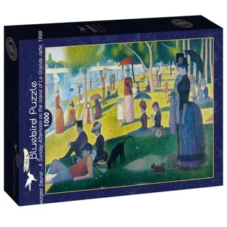 legpuzzel Georges Seurat A Sunday Afternoon 1000 stukjes. de Bluebird Puzzle, édition Multicolore – boîte 2 sur 2