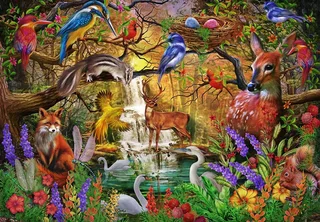 legpuzzel Golden Forest - 1000 stukjes puzzelspel. from Bluebird Puzzle, Multicolour edition – box 1 of 2