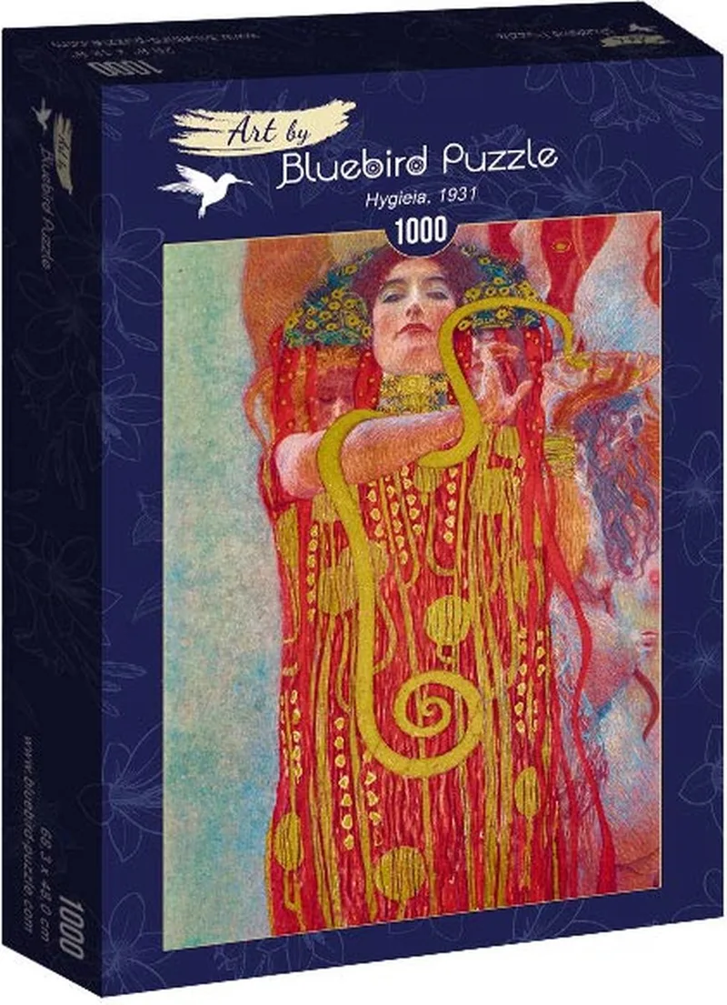 legpuzzel Gustave Klimt Hygieia 1000 stukjes kunst. van Bluebird Puzzle, editie Meerkleurig – doos