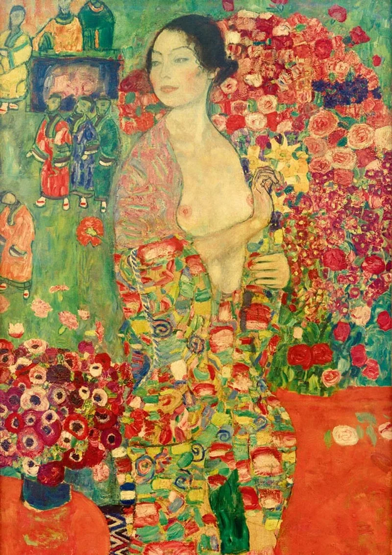 legpuzzel Gustave Klimt The Dancer 1918 1000 stukjes. van Bluebird Puzzle, editie Meerkleurig – doos