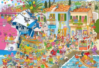 legpuzzel Harbour Hilarity - 1000 stukjes puzzelplezier. de Bluebird Puzzle, édition Multicolore – boîte 1 sur 2