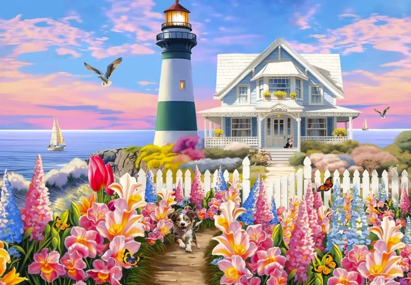 legpuzzel Heaven By The Ocean - 1000 stukjes. van Bluebird Puzzle, editie Meerkleurig – doos