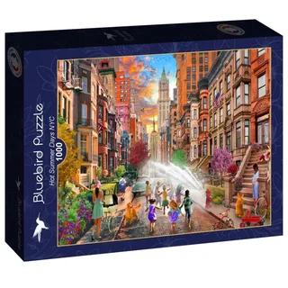 legpuzzel Hot Summer Days NYC - 1000 stukjes. from Bluebird Puzzle, Multicolour edition – box 2 of 2