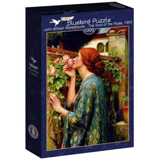 legpuzzel John William Waterhouse The Soul of the Rose 1000 stukjes. fra Bluebird Puzzle, Flerfarvet-udgave – æske 2 af 2