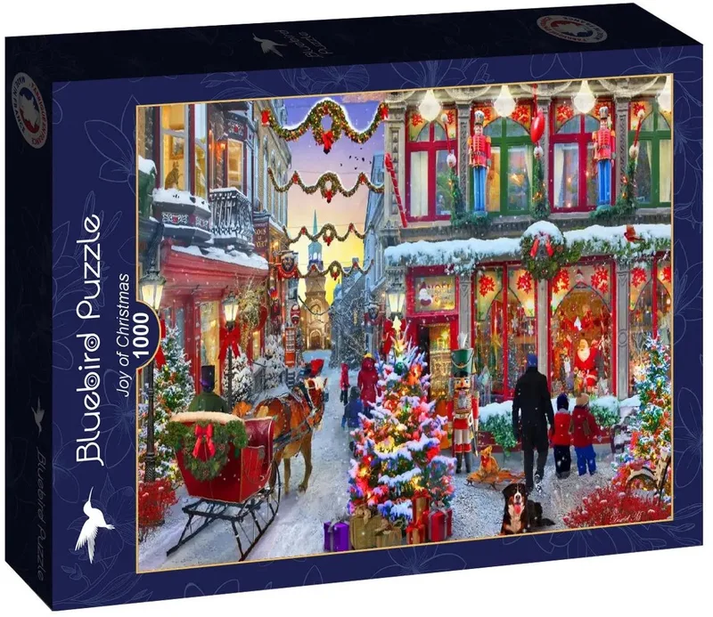 legpuzzel Joy of Christmas - 1000 stukjes kerst. from Bluebird Puzzle, Multicolour edition – box