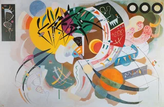 legpuzzel Kandinsky - Courbe dominante 1936 - 1000 stukjes. de Bluebird Puzzle, édition Multicolore – boîte 1 sur 2