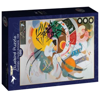 legpuzzel Kandinsky - Courbe dominante 1936 - 1000 stukjes. de Bluebird Puzzle, édition Multicolore – boîte 2 sur 2