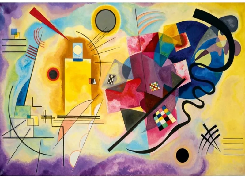 legpuzzel Kandinsky - Gelb-Rot-Blau 1925 - 1000 stukjes. from Bluebird Puzzle, Multicolour edition – box