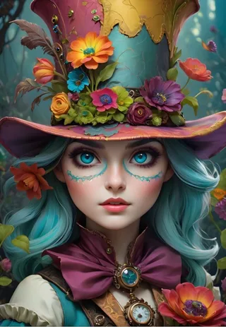legpuzzel Lady with a Hat - 1000 stukjes kleurrijk. van Bluebird Puzzle, editie Meerkleurig – doos 1 van 2