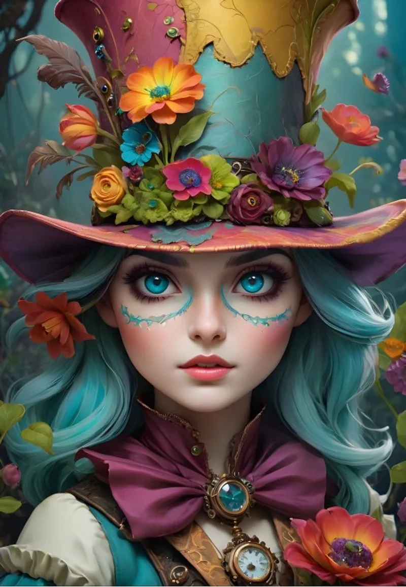 legpuzzel Lady with a Hat - 1000 stukjes kleurrijk. van Bluebird Puzzle, editie Meerkleurig – doos 1 van 2