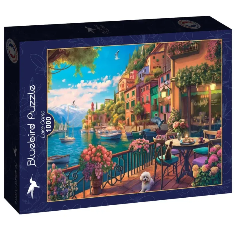 legpuzzel Lake Como - 1000 stukjes puzzel. van Bluebird Puzzle, editie Meerkleurig – doos 2 van 2