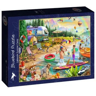 legpuzzel Lakeside Summer Camp - 1000 stukjes. van Bluebird Puzzle, editie Meerkleurig – doos 2 van 2
