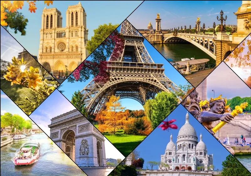 legpuzzel Les Monuments de Paris - 2000 stukjes steden. van Bluebird Puzzle, editie Meerkleurig – doos