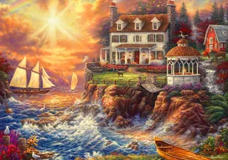 legpuzzel Life Above the Fray - 1000 stukjes. fra Bluebird Puzzle, Flerfarvet-udgave – æske 1 af 2
