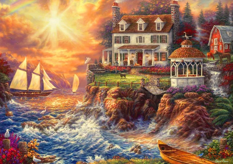 legpuzzel Life Above the Fray - 1000 stukjes. fra Bluebird Puzzle, Flerfarvet-udgave – æske 1 af 2