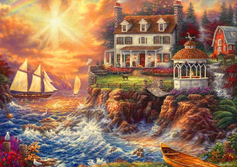 legpuzzel Life Above the Fray - 2000 stukjes. van Bluebird Puzzle, editie Meerkleurig – doos