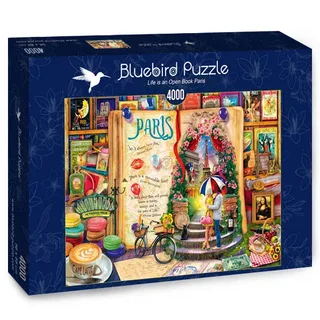 legpuzzel Life is an Open Book Paris - 4000 stukjes. de Bluebird Puzzle, édition Multicolore – boîte 2 sur 2