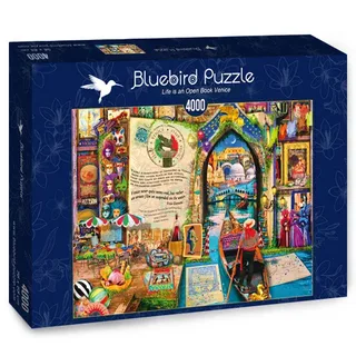 legpuzzel Life is an Open Book Venice - 4000 stukjes. van Bluebird Puzzle, editie Meerkleurig – doos 2 van 2