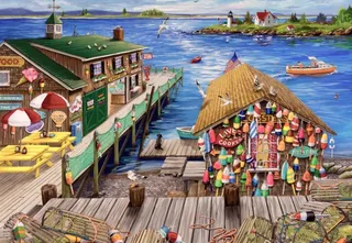 legpuzzel Lobster Shack - 1000 stukjes puzzelplezier. from Bluebird Puzzle, Multicolour edition – box 1 of 2