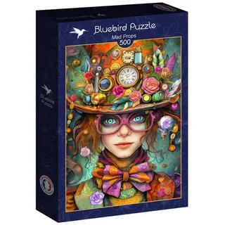 legpuzzel Mad Props - 500 stukjes kleurrijk speelgoed. de Bluebird Puzzle, édition Multicolore – boîte 2 sur 2
