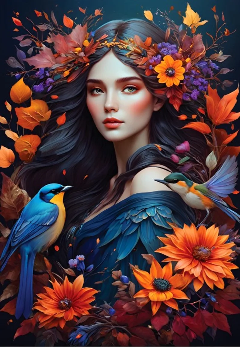 legpuzzel Meliae Soul of Nature Collection 1000 stukjes. de Bluebird Puzzle, édition Multicolore – boîte 1 sur 2