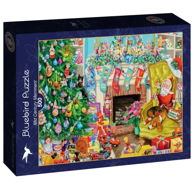 legpuzzel Mid Century Merriment - 500 stukjes. fra Bluebird Puzzle, Flerfarvet-udgave – æske 2 af 2