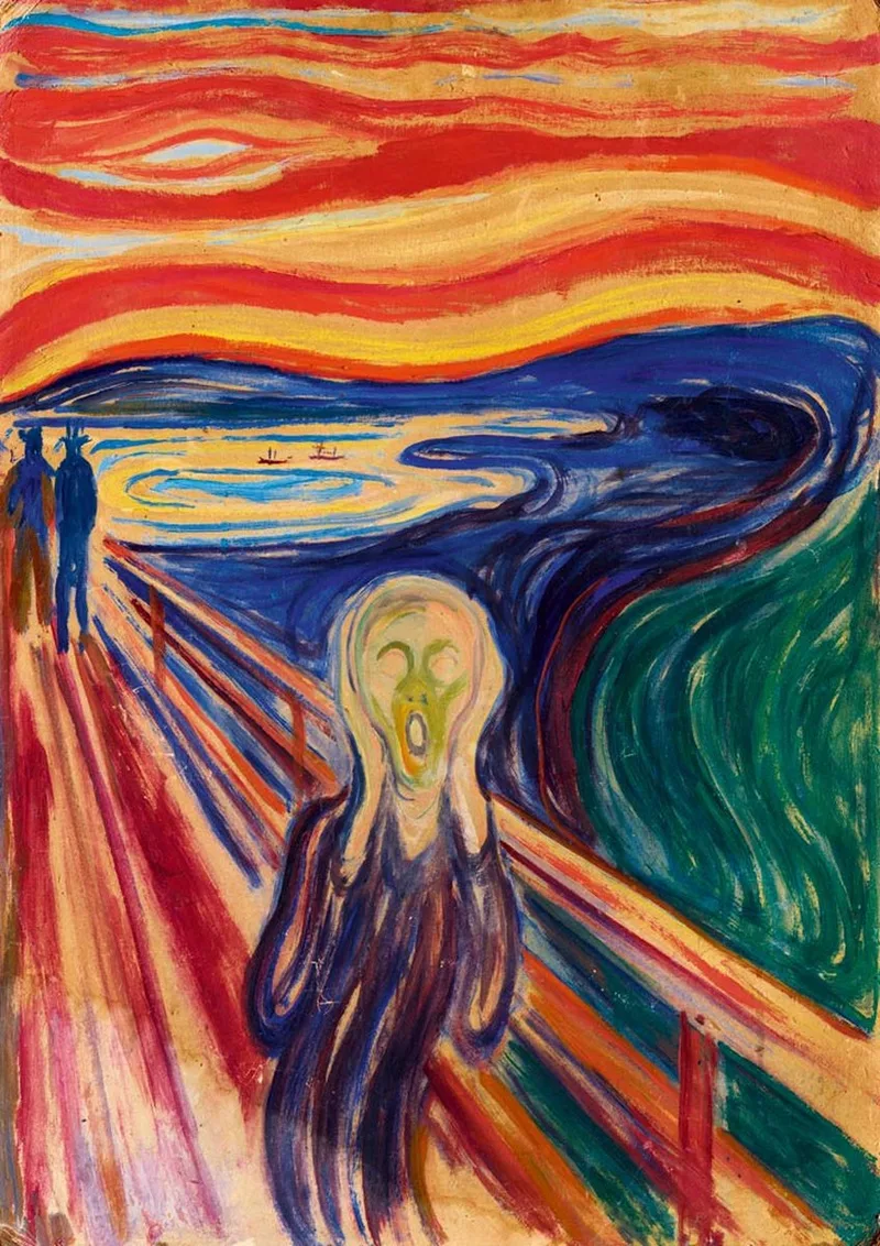 legpuzzel Munch The Scream 1910 - 1000 stukjes kunst. from Bluebird Puzzle, Multicolour edition – box