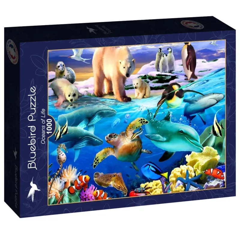 legpuzzel Oceans of Life - 1000 stukjes kleurrijk. from Bluebird Puzzle, Multicolour edition – box 2 of 2