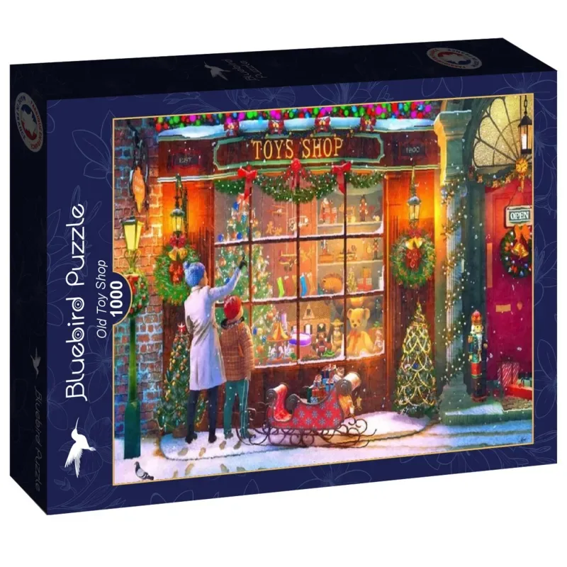 legpuzzel Old Toy Shop - 1000 stukjes puzzelplezier. de Bluebird Puzzle, édition Multicolore – boîte 2 sur 2