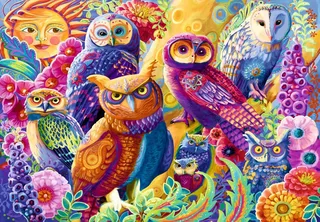 legpuzzel Owl Autonomy - 1000 stukjes puzzelplezier. de Bluebird Puzzle, édition Multicolore – boîte 1 sur 2