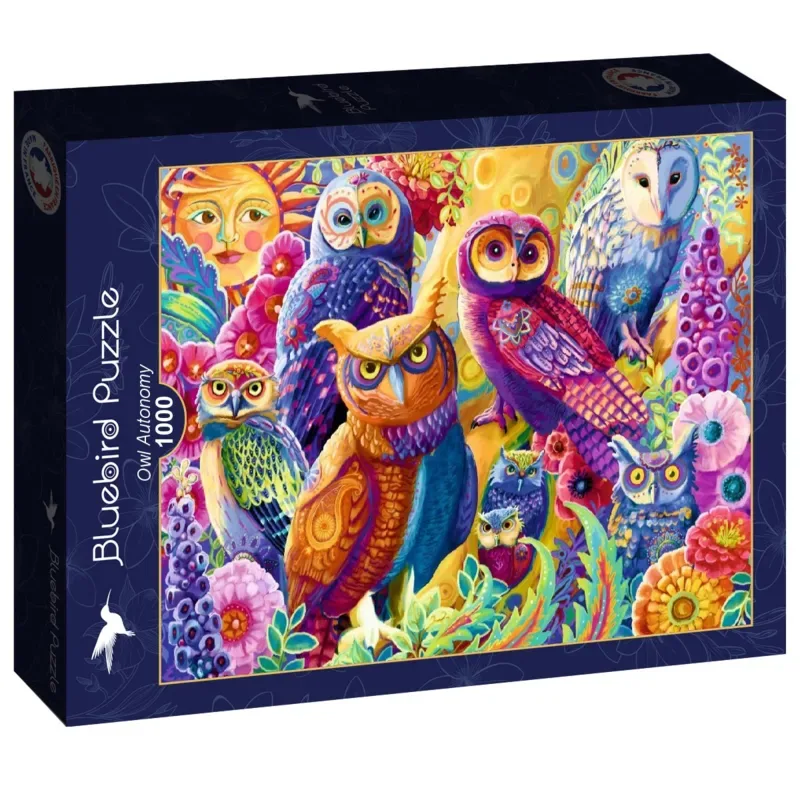 legpuzzel Owl Autonomy - 1000 stukjes puzzelplezier. de Bluebird Puzzle, édition Multicolore – boîte 2 sur 2