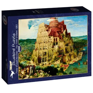legpuzzel Pieter Bruegel the Elder - The Tower of Babel 2000 stukjes. de Bluebird Puzzle, édition Multicolore – boîte 2 sur 2