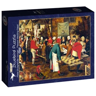 legpuzzel Pieter Brueghel Peasant Wedding Feast 1000 stukjes. van Bluebird Puzzle, editie Meerkleurig – doos 2 van 2