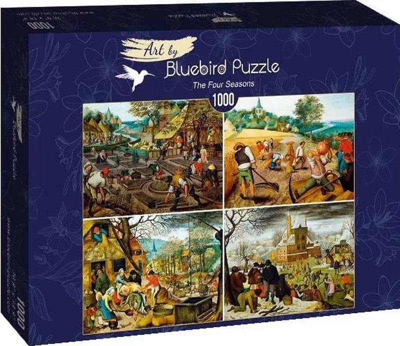legpuzzel Pieter Brueghel the Younger The Four Seasons 1000 stukjes. von Bluebird Puzzle, Ausgabe Mehrfarbig – Schachtel
