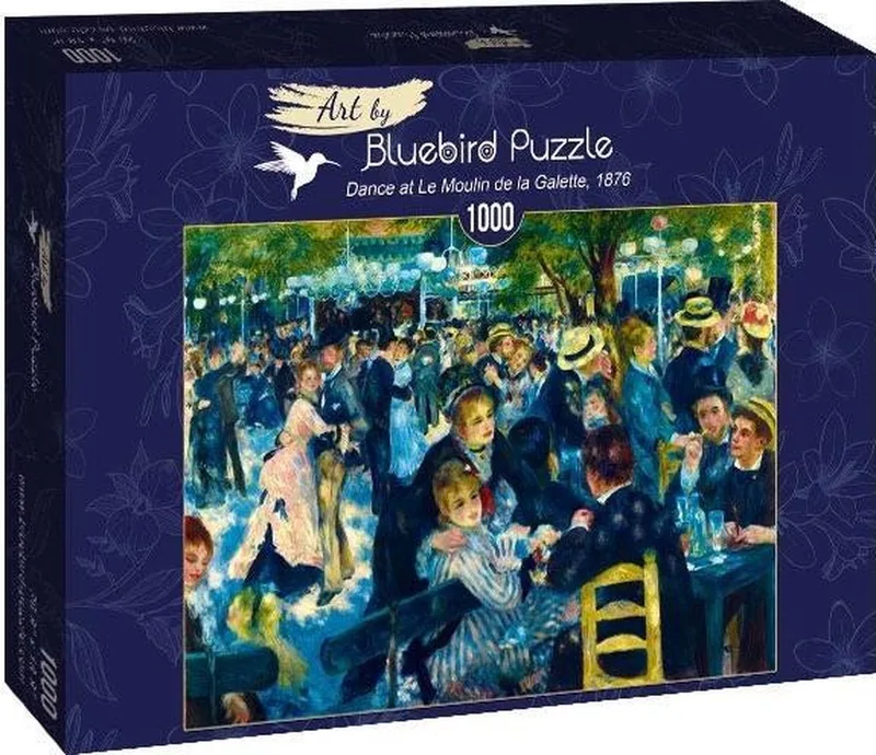 legpuzzel Renoir Dance at Le Moulin de la Galette 1000 stukjes. van Bluebird Puzzle, editie Meerkleurig – doos