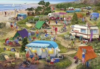 legpuzzel Seaside Cramped Grounds - 1000 stukjes. from Bluebird Puzzle, Multicolour edition – box 1 of 2