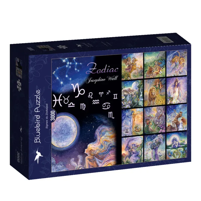 legpuzzel Signes du Zodiaque - 3000 stukjes kunst. fra Bluebird Puzzle, Flerfarvet-udgave – æske 2 af 2