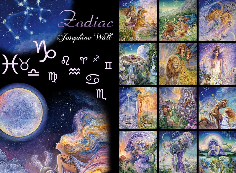 legpuzzel Signes du Zodiaque - 3000 stukjes kunst. fra Bluebird Puzzle, Flerfarvet-udgave – æske 1 af 2