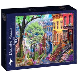 legpuzzel Spring Hill - 500 stukjes kleurrijk speelgoed. van Bluebird Puzzle, editie Meerkleurig – doos 2 van 2