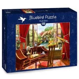 legpuzzel Study View - 1000 stukjes nostalgie. van Bluebird Puzzle, editie Meerkleurig – doos 2 van 2